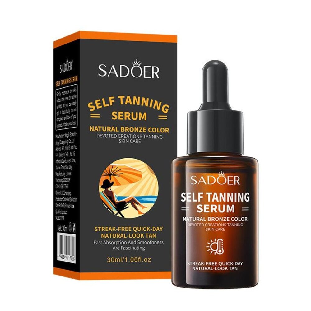 ☀️Self Tanning Serum Natural Bronze Color New Sadoer